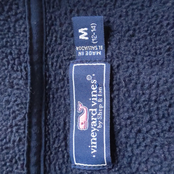 Boy's M (12/14) Vineyard Vines 1/4 Zip Fleece - Picture 3 of 4